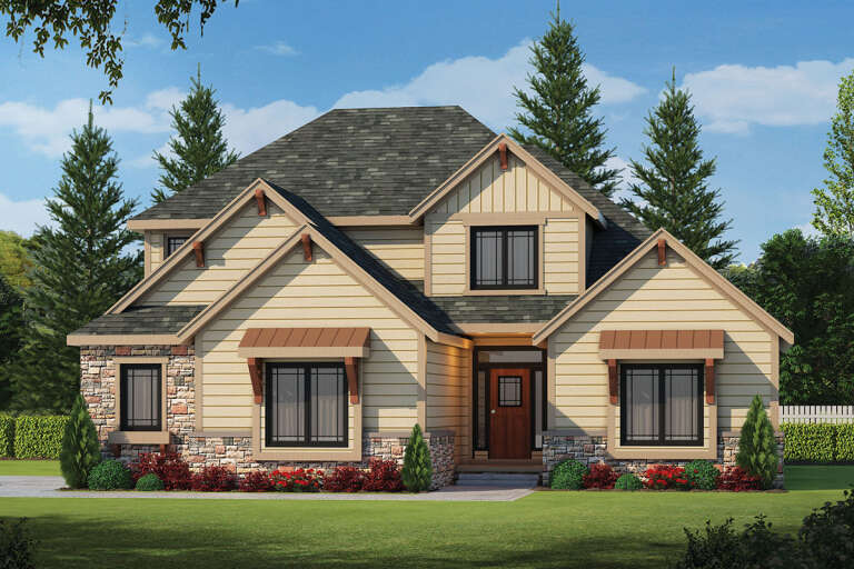 House Plan House Plan #24172 Front Elevation 