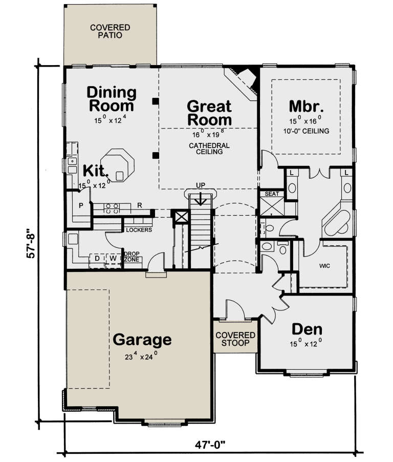 House Plan House Plan #24172 Drawing 1