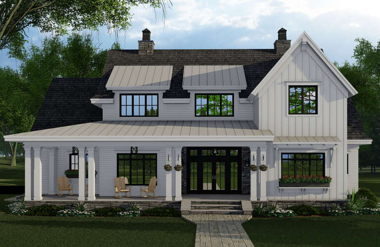 House Plan House Plan #24190 Front Elevation 