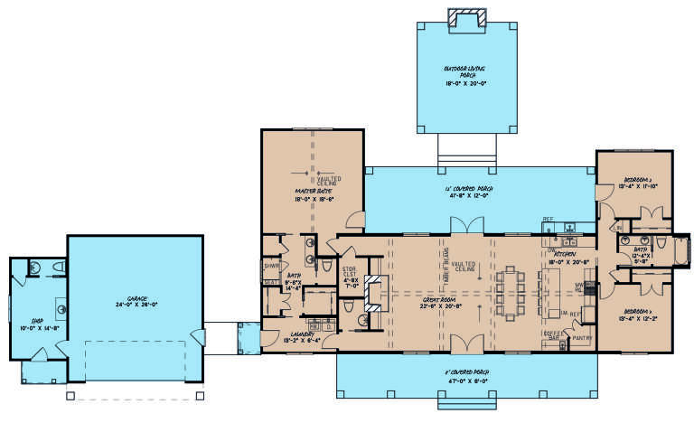 House Plan House Plan #24231 Drawing 1