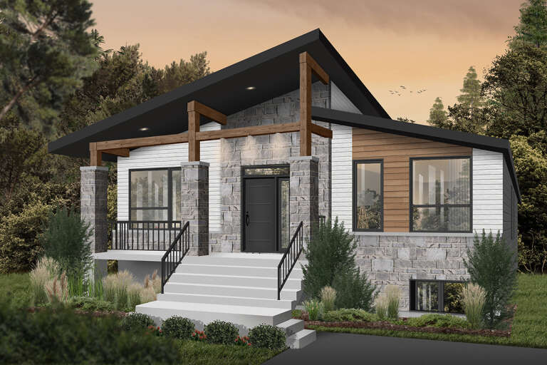 House Plan House Plan #24237 Front Elevation 