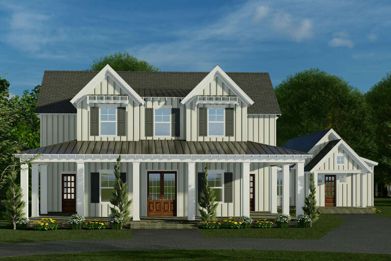 House Plan House Plan #24249 Front Elevation 