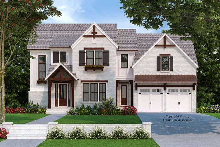 House Plan House Plan #24284 Front Elevation 