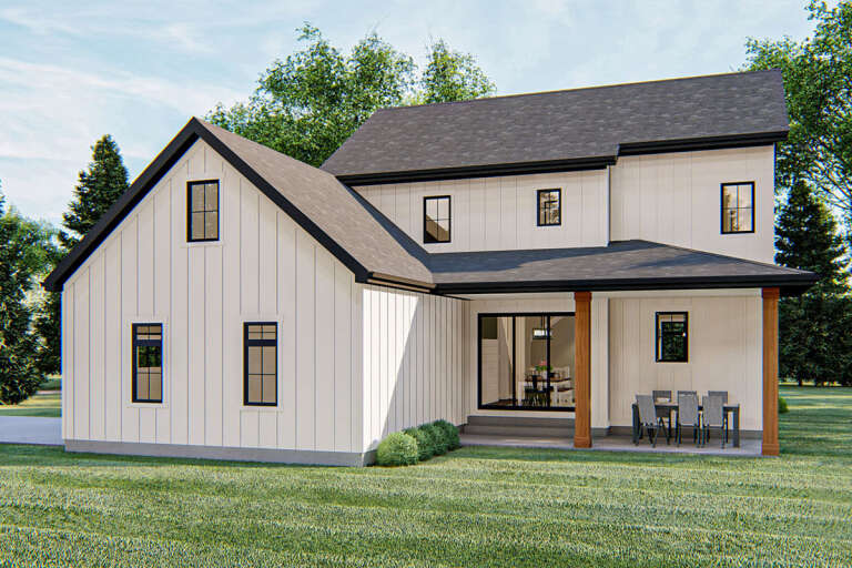 Modern Farmhouse Plan: 2,318 Square Feet, 4 Bedrooms, 3.5 Bathrooms ...