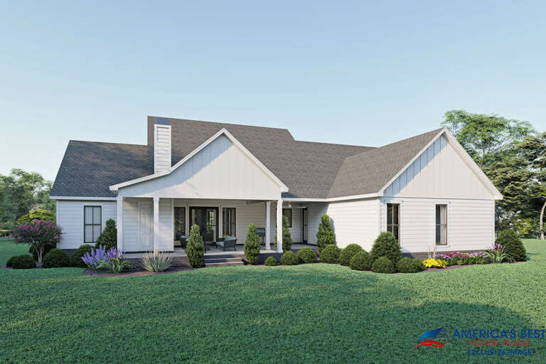 Modern Farmhouse Plan: 2,705 Square Feet, 5 Bedrooms, 3.5 Bathrooms ...