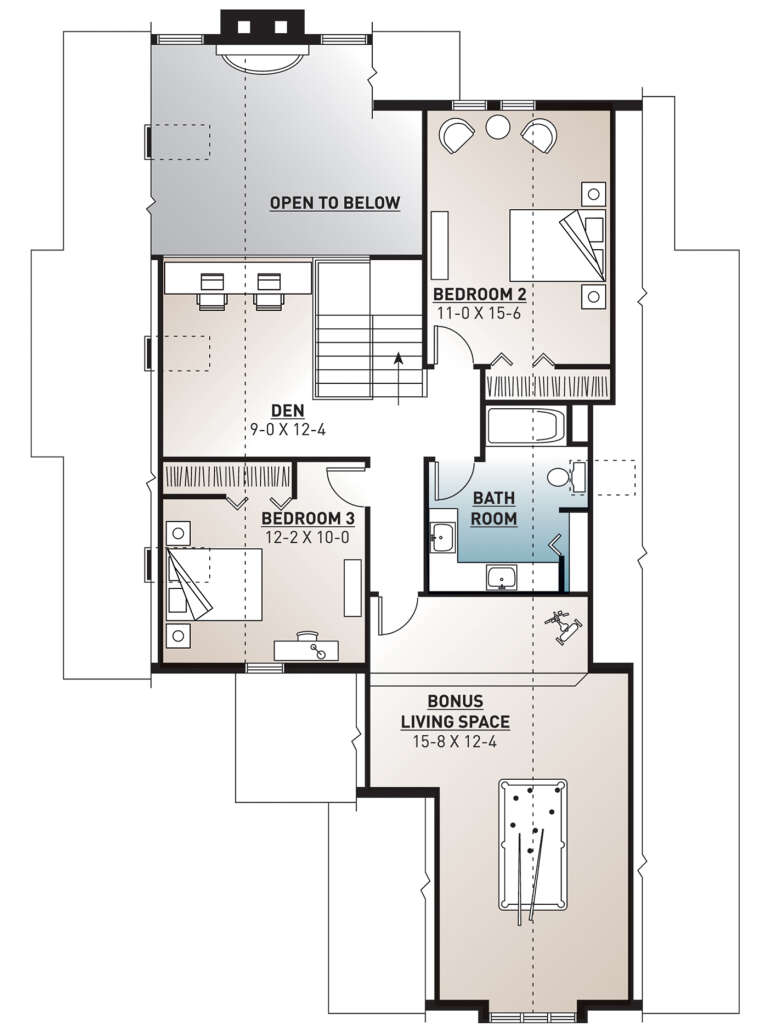 House Plan House Plan #24533 Drawing 2