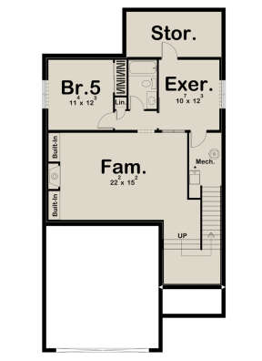 Modern Plan: 2,731 Square Feet, 4 Bedrooms, 3.5 Bathrooms - 963-00426