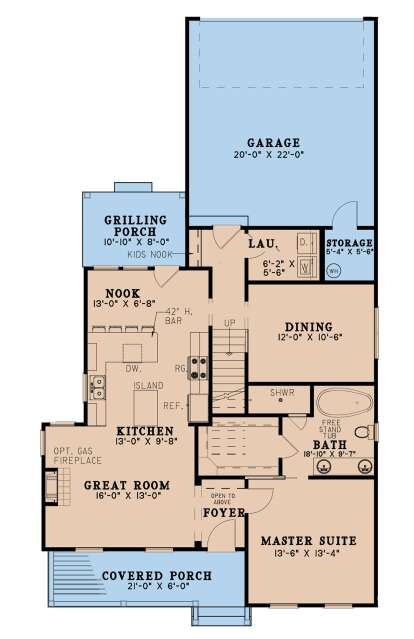 Main Floor for House Plan #8318-00162