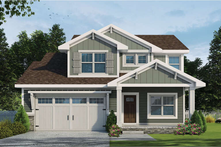 House Plan House Plan #24586 Front Elevation 