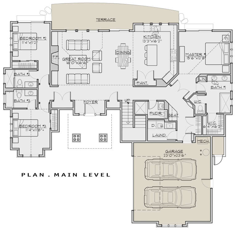 House Plan House Plan #24591 Drawing 1