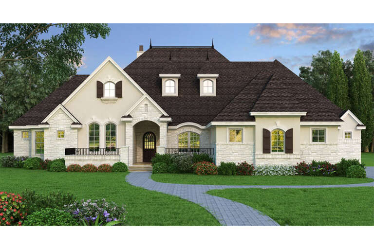 House Plan House Plan #24617 Front Elevation 