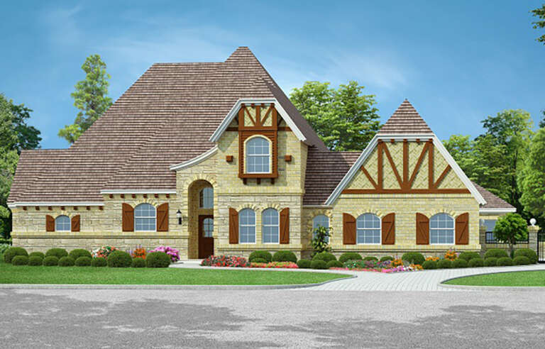 House Plan House Plan #24666 Front Elevation 