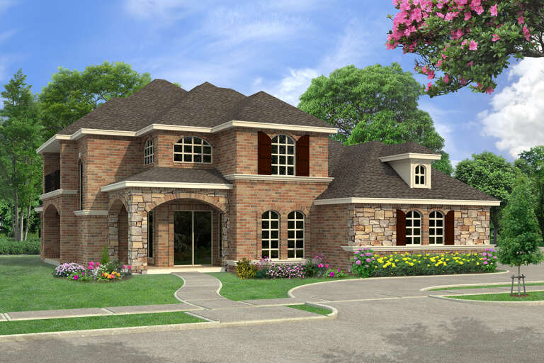 House Plan House Plan #24681 Front Elevation 
