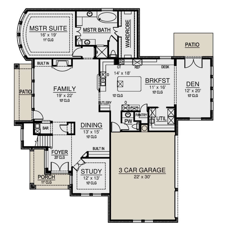 House Plan House Plan #24681 Drawing 1