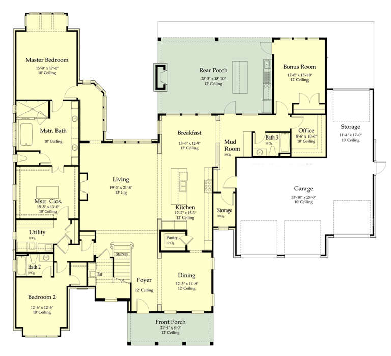 House Plan House Plan #24692 Drawing 1