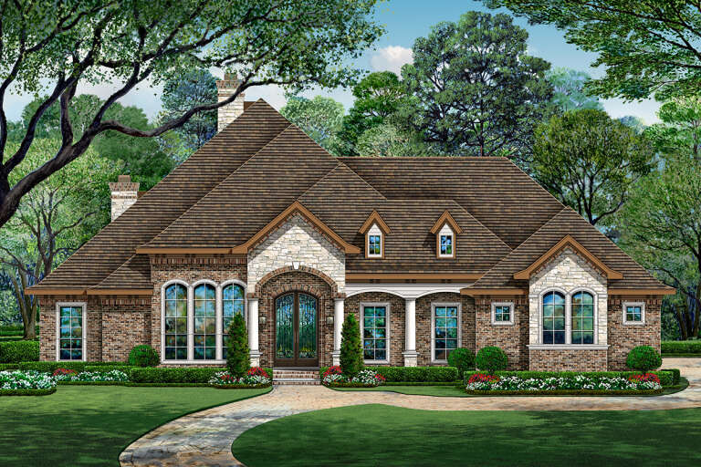 House Plan House Plan #24724 Front Elevation 