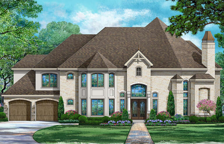 House Plan House Plan #24726 Front Elevation 
