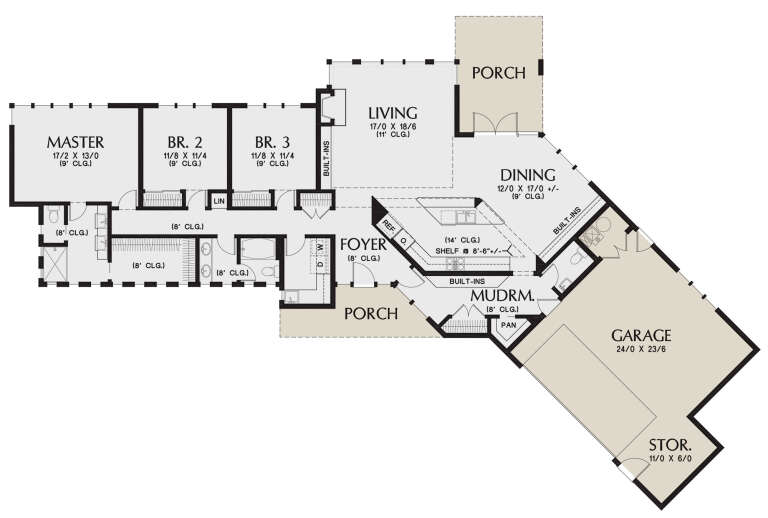 House Plan House Plan #24785 Drawing 1