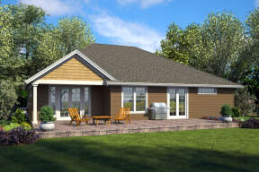 Craftsman Plan: 2,137 Square Feet, 3 Bedrooms, 2.5 Bathrooms - 2559-00853