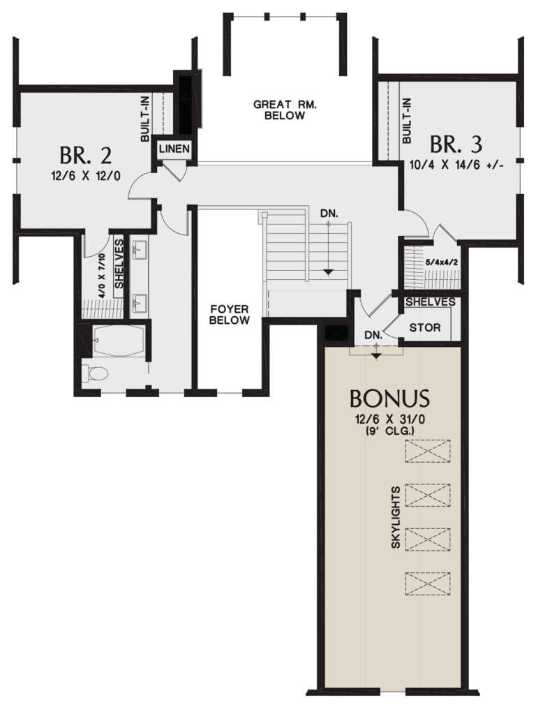 Modern Farmhouse Plan: 2,492 Square Feet, 3 Bedrooms, 2.5 Bathrooms ...