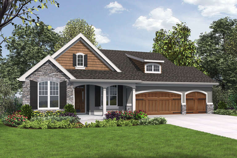 House Plan House Plan #24829 Front Elevation 