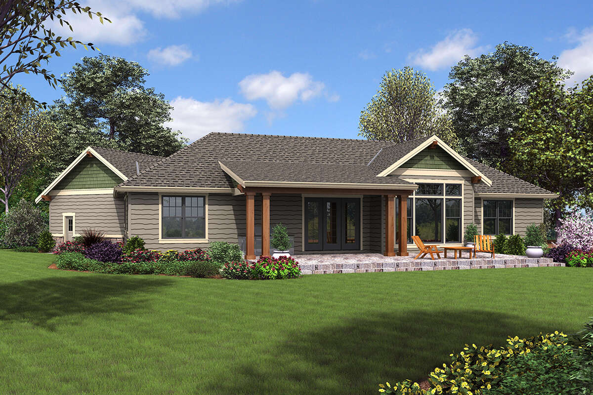 Craftsman Plan: 1,953 Square Feet, 3 Bedrooms, 2.5 Bathrooms - 2559-00883