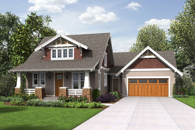 House Plan House Plan #24837 Front Elevation 