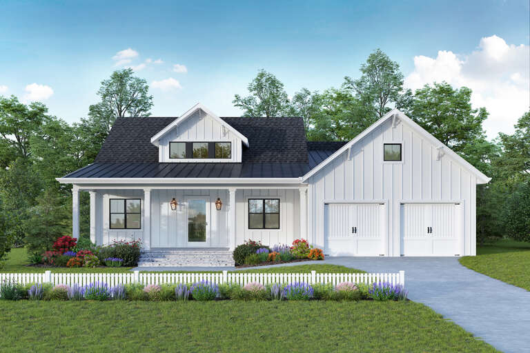 Modern Farmhouse Plan: 2,342 Square Feet, 3 Bedrooms, 2 Bathrooms - 699 ...