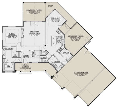 Main Floor for House Plan #5032-00044