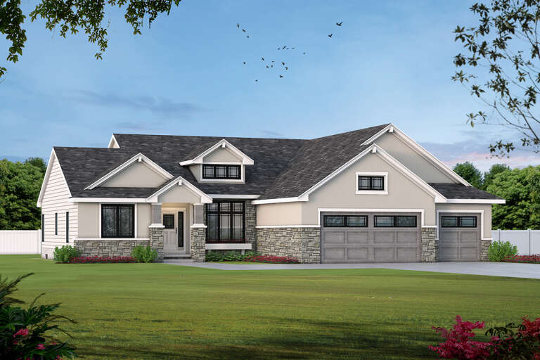 House Plan House Plan #25035 Front Elevation 