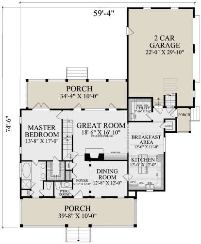 Main Floor for House Plan #7922-00243