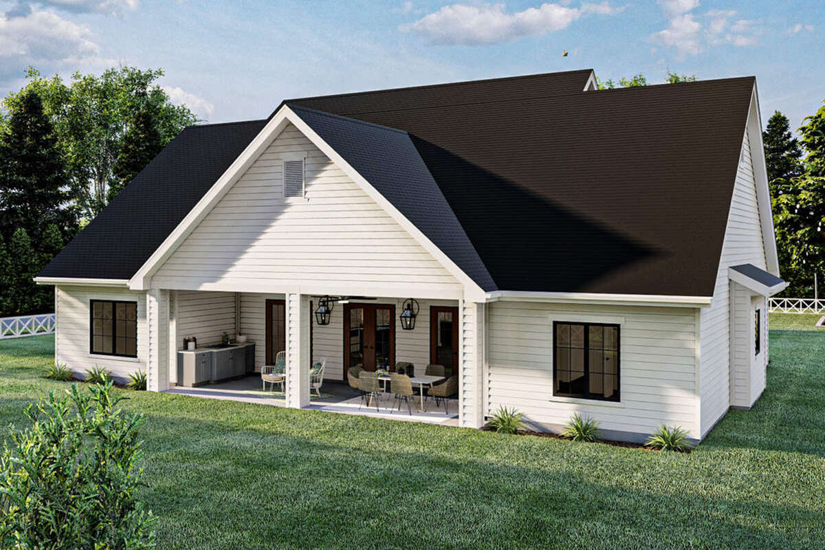 Modern Farmhouse Plan: 2,075 Square Feet, 3 Bedrooms, 2 Bathrooms - 963 ...