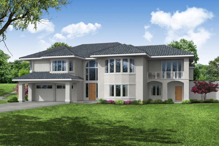 House Plan House Plan #25080 Front Elevation 