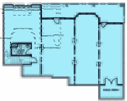 Basement for House Plan #8318-00184