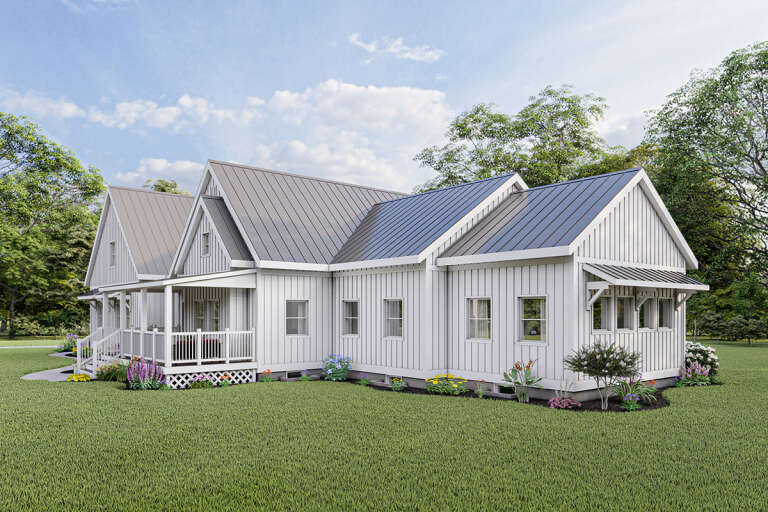 Modern Farmhouse Plan: 2,580 Square Feet, 3 Bedrooms, 2.5 Bathrooms ...