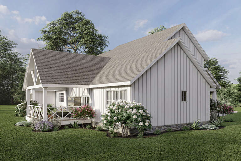 Modern Farmhouse Plan: 2,543 Square Feet, 3 Bedrooms, 2.5 Bathrooms 