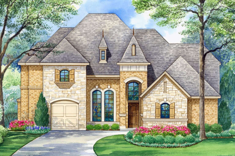 House Plan House Plan #25214 Front Elevation 