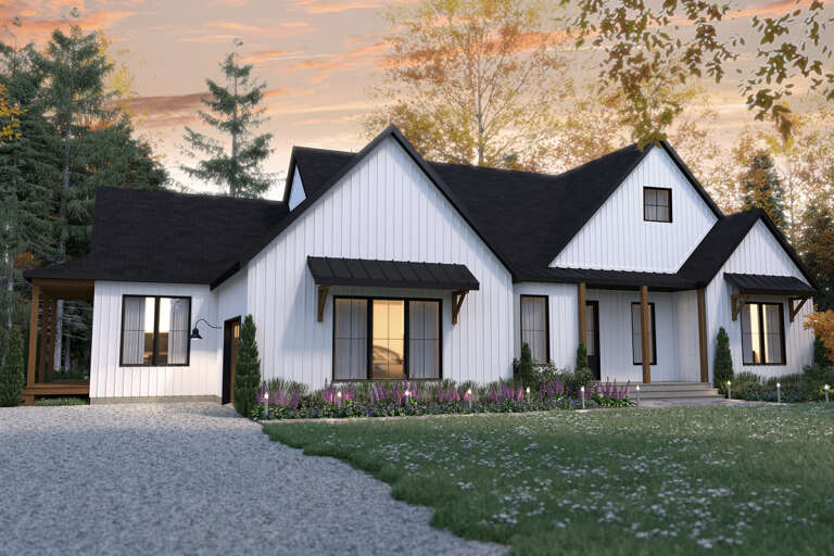 Modern Farmhouse Plan: 1,928 Square Feet, 2 Bedrooms, 2.5 Bathrooms ...