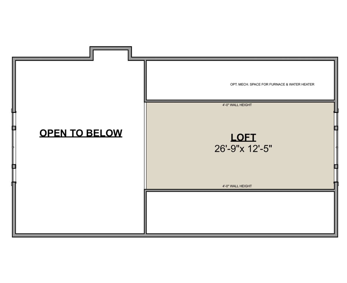 House Plan 1462-00032 - Modern Farmhouse Plan: 1,200 Square Feet, 2  Bedrooms, 2 Bathrooms