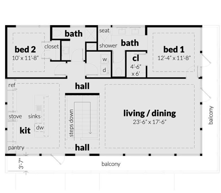 House Plan House Plan #25359 Drawing 2
