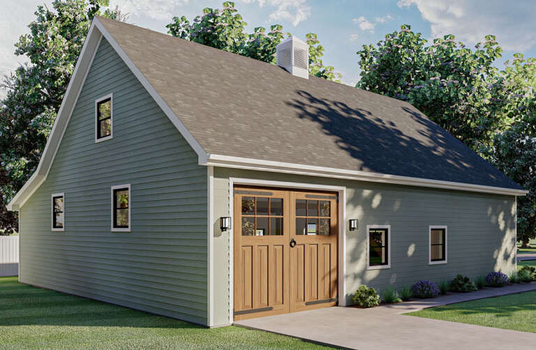 Modern Farmhouse Plan: 720 Square Feet, 1 Bathroom - 963-00525