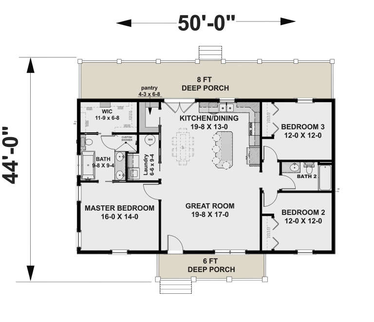 House Plan House Plan #25412 Drawing 1
