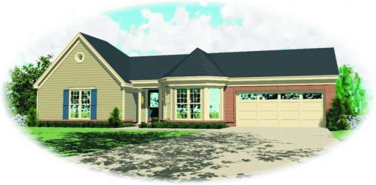 House Plan House Plan #2546 Front Elevation