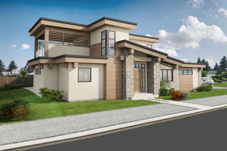 House Plan House Plan #25491 Front Elevation 