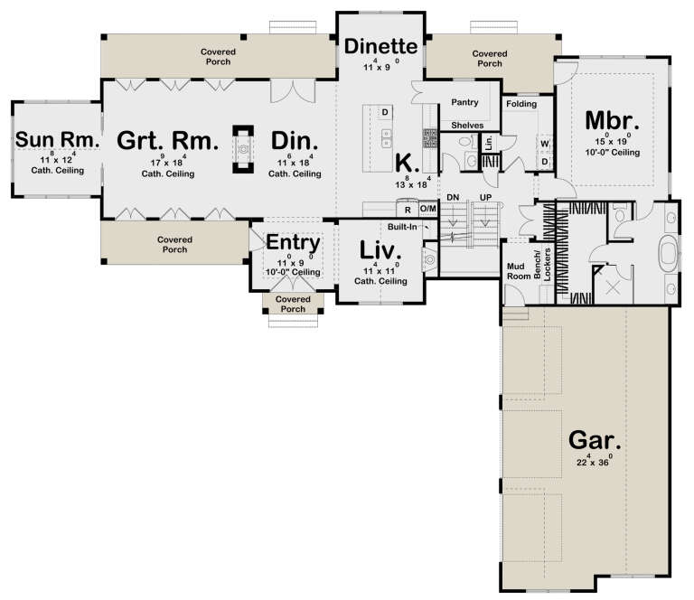 House Plan House Plan #25537 Drawing 1