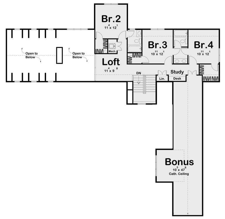 House Plan House Plan #25537 Drawing 2