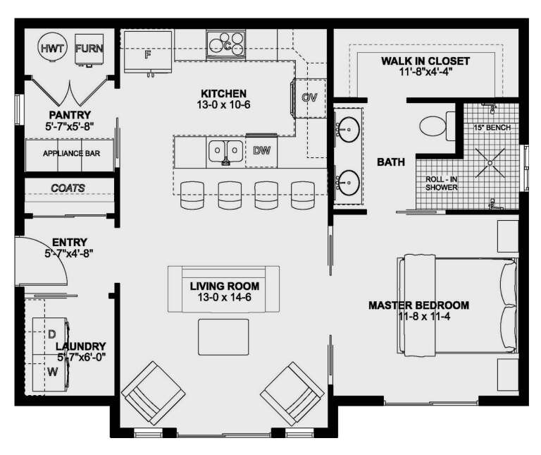 House Plan House Plan #25718 Drawing 1