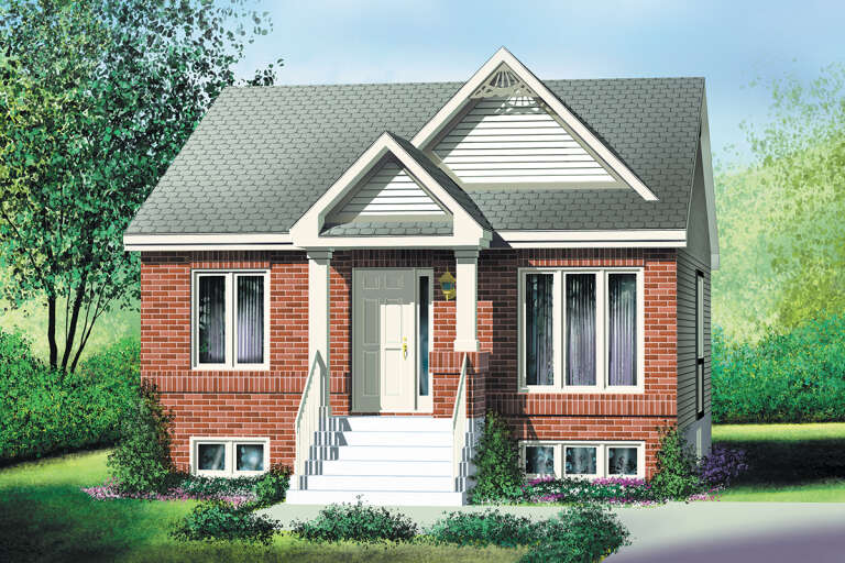 House Plan House Plan #25744 Front Elevation 