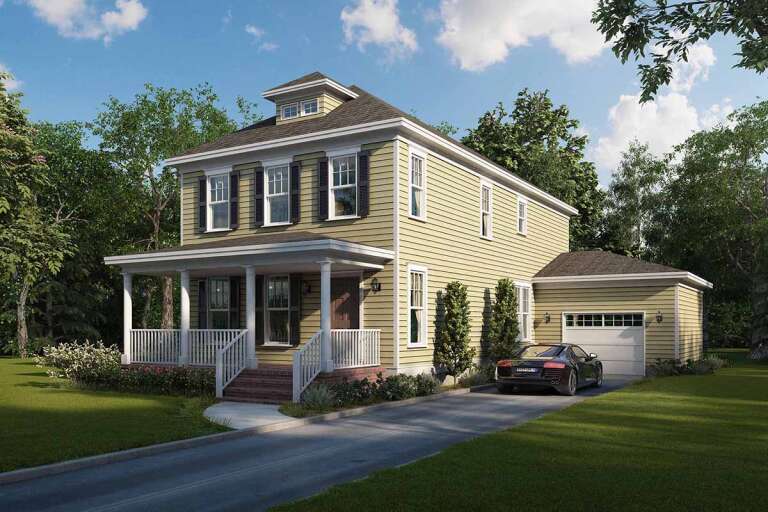 House Plan House Plan #25770 Front Elevation 