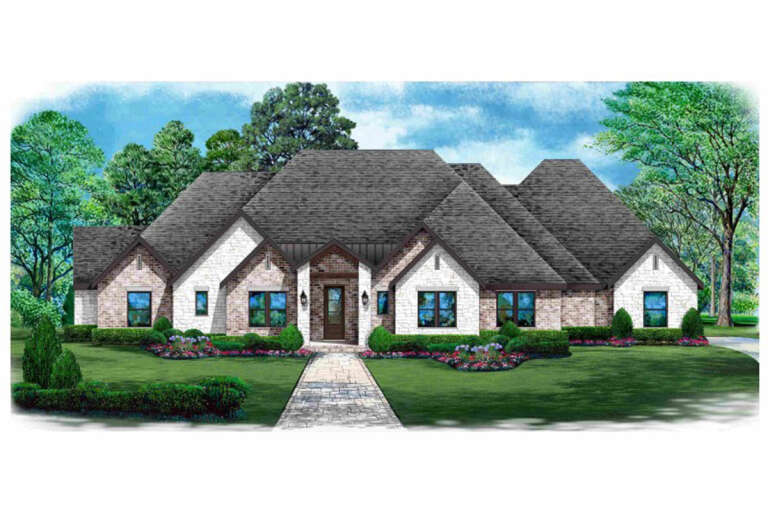 House Plan House Plan #25789 Front Elevation 